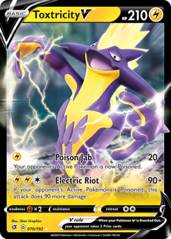 Toxtricity V #70 Toxtricity V - Rebel Clash - #70 - Pokemon TCG card
