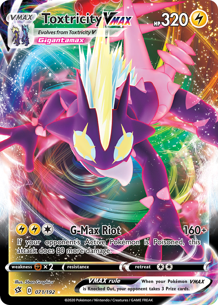 Toxtricity VMAX - Rebel Clash - #71 - Pokemon TCG card