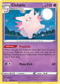 Clefable - Rebel Clash - #75 - Pokemon TCG card
