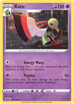 Xatu - Rebel Clash - #77 - Pokemon TCG card