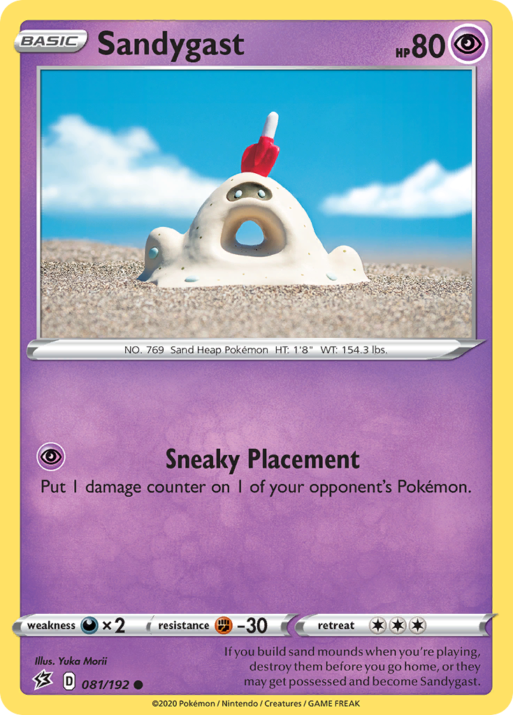Sandygast - Rebel Clash - #81 - Pokemon TCG card