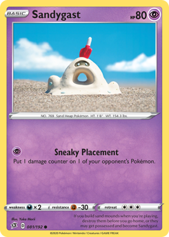 Sandygast - Rebel Clash - #81 - Pokemon TCG card