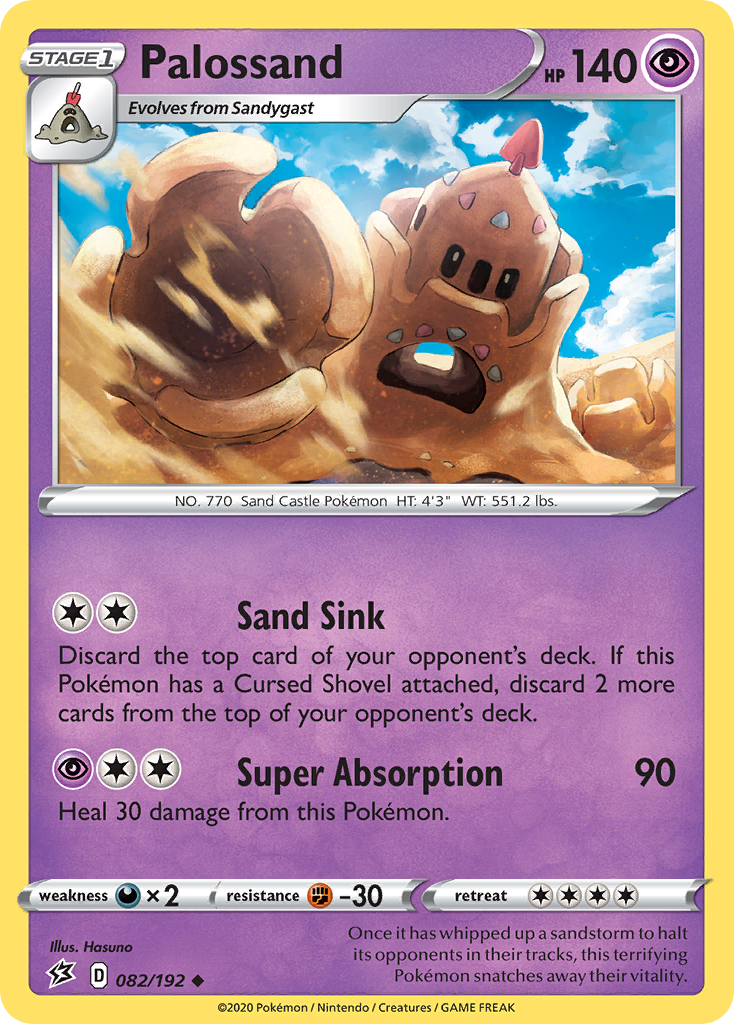 Palossand - Rebel Clash - #82 - Pokemon TCG card