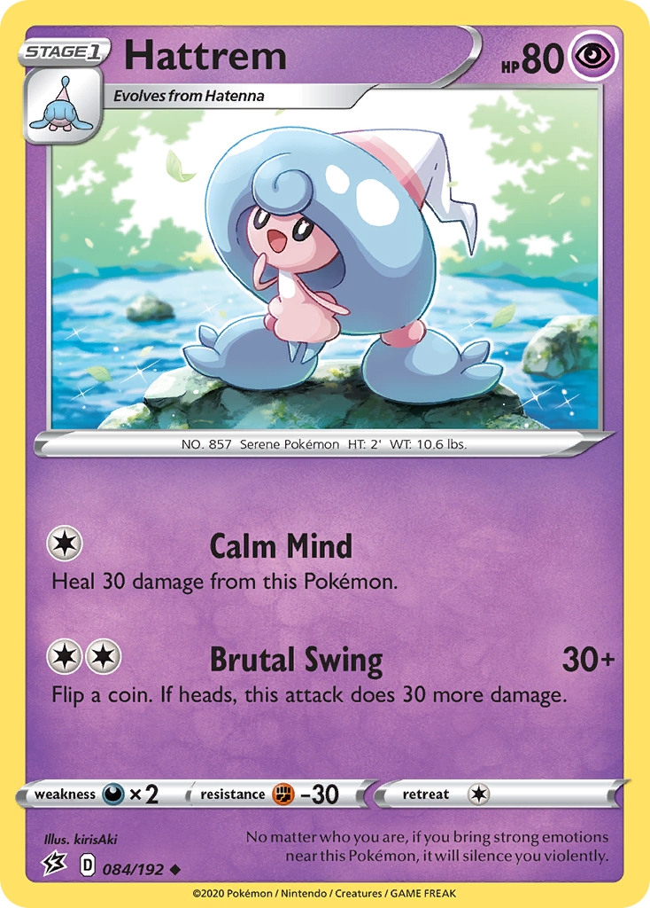 Hattrem - Rebel Clash - #84 - Pokemon TCG card
