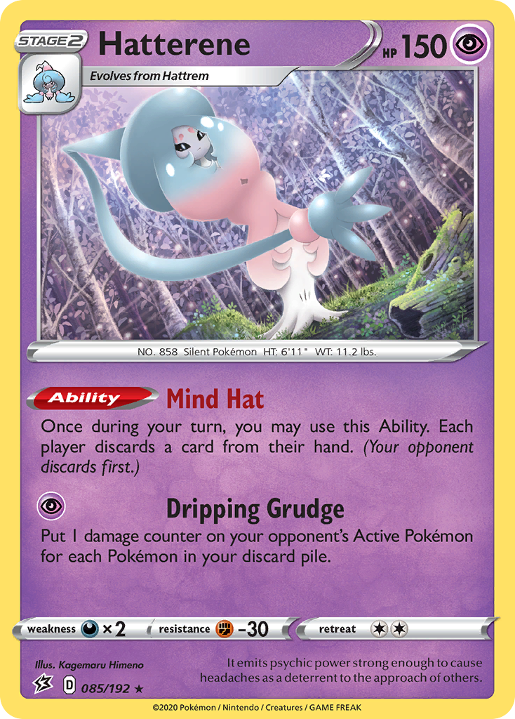 Hatterene - Rebel Clash - #85 - Pokemon TCG card