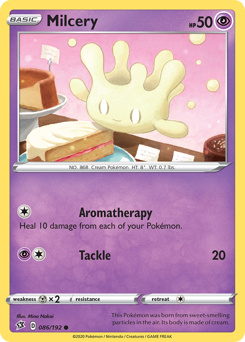 Milcery #86 Milcery - Rebel Clash - #86 - Pokemon TCG card