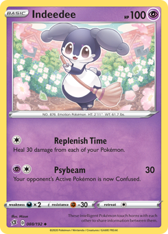 Indeedee #88 Indeedee - Rebel Clash - #88 - Pokemon TCG card
