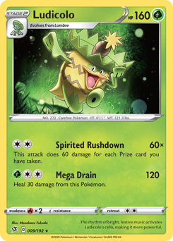 Ludicolo - Rebel Clash - #9 - Pokemon TCG card