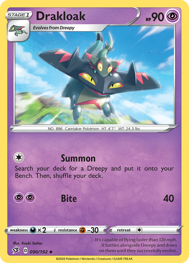 Drakloak - Rebel Clash - #90 - Pokemon TCG card