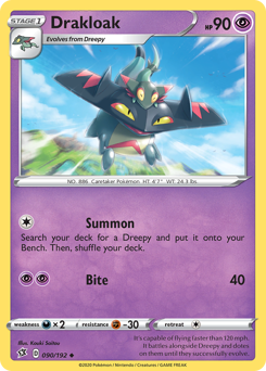 Drakloak - Rebel Clash - #90 - Pokemon TCG card