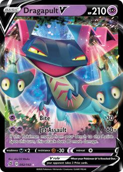 Dragapult V - Rebel Clash - #92 - Pokemon TCG card