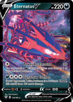 Eternatus V - Darkness Ablaze - #116 - Pokemon TCG card