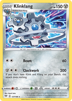 Klinklang #127 Klinklang - Darkness Ablaze - #127 - Pokemon TCG card