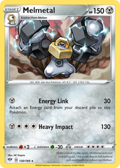 Melmetal #130 Melmetal - Darkness Ablaze - #130 - Pokemon TCG card