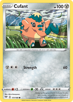 Cufant - Darkness Ablaze - #131 - Pokemon TCG card