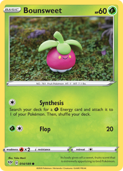 Bounsweet - Darkness Ablaze - #14 - Pokemon TCG card