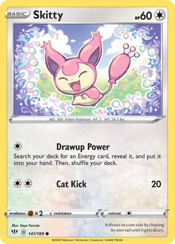 Skitty #141 Skitty - Darkness Ablaze - #141 - Pokemon TCG card