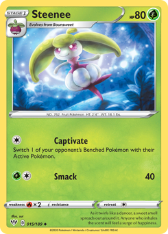 Steenee #15 Steenee - Darkness Ablaze - #15 - Pokemon TCG card