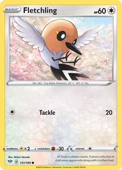 Fletchling #151 Fletchling - Darkness Ablaze - #151 - Pokemon TCG card