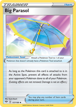 Big Parasol - Darkness Ablaze - #157 - Pokemon TCG card