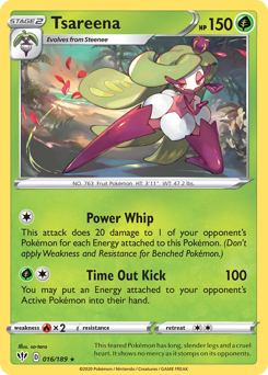 Tsareena #16 Tsareena - Darkness Ablaze - #16 - Pokemon TCG card