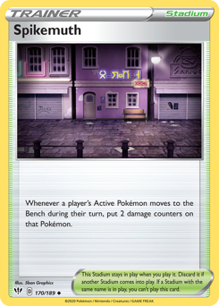 Spikemuth - Darkness Ablaze - #170 - Pokemon TCG card