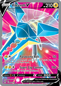 Vikavolt V - Darkness Ablaze - #180 - Pokemon TCG card