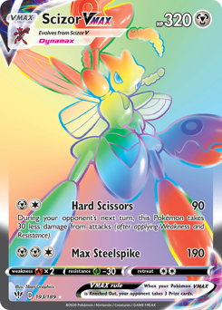 Scizor VMAX - Darkness Ablaze - #193 - Pokemon TCG card