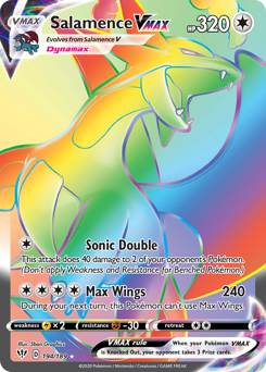 Salamence VMAX #194 Salamence VMAX - Darkness Ablaze - #194 - Pokemon TCG card