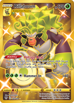Rillaboom - Darkness Ablaze - #197 - Pokemon TCG card