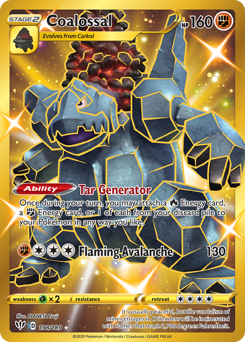 Coalossal - Darkness Ablaze - #198 - Pokemon TCG card