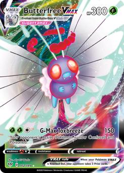 Butterfree VMAX - Darkness Ablaze - #2 - Pokemon TCG card