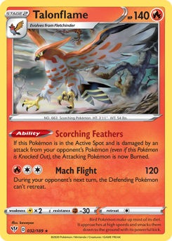 Talonflame #32 Talonflame - Darkness Ablaze - #32 - Pokemon TCG card