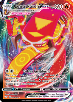 Centiskorch VMAX #34 Centiskorch VMAX - Darkness Ablaze - #34 - Pokemon TCG card