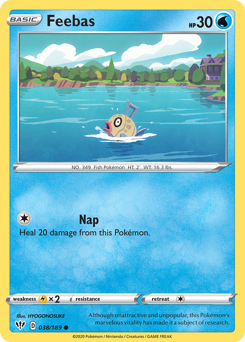 Feebas #38 Feebas - Darkness Ablaze - #38 - Pokemon TCG card