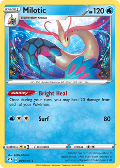 Milotic #39 Milotic - Darkness Ablaze - #39 - Pokemon TCG card