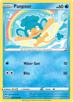 Panpour #41 Panpour - Darkness Ablaze - #41 - Pokemon TCG card