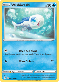Wishiwashi #50 Wishiwashi - Darkness Ablaze - #50 - Pokemon TCG card
