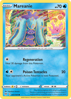 Mareanie #51 Mareanie - Darkness Ablaze - #51 - Pokemon TCG card