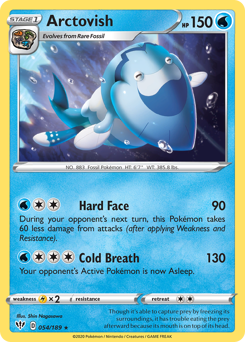 Arctovish #54 Arctovish - Darkness Ablaze - #54 - Pokemon TCG card