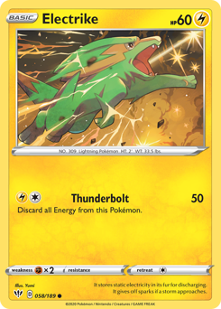 Electrike - Darkness Ablaze - #58 - Pokemon TCG card