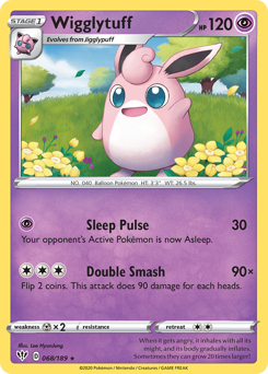 Wigglytuff - Darkness Ablaze - #68 - Pokemon TCG card
