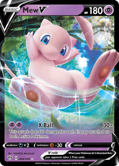 Mew V - Darkness Ablaze - #69 - Pokemon TCG card