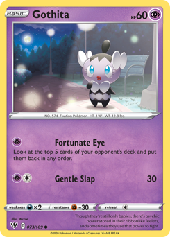 Gothita #73 Gothita - Darkness Ablaze - #73 - Pokemon TCG card