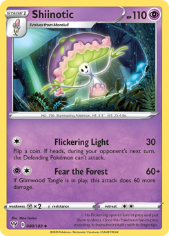 Shiinotic - Darkness Ablaze - #80 - Pokemon TCG card