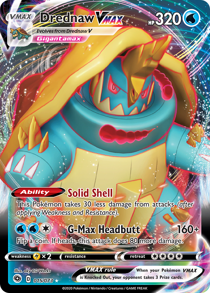 Drednaw VMAX - Champion's Path - #15 - Pokemon TCG card