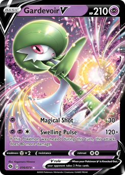 Gardevoir V - Champion's Path - #16 - Pokemon TCG card