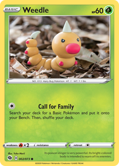 Weedle - Champion's Path - #2 - Pokemon TCG card