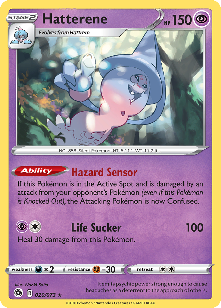 Hatterene - Champion's Path - #20 - Pokemon TCG card