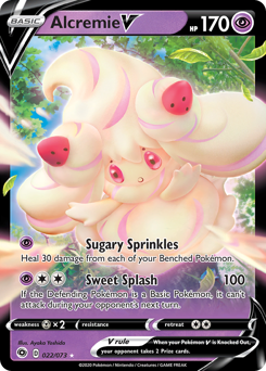 Alcremie V - Champion's Path - #22 - Pokemon TCG card